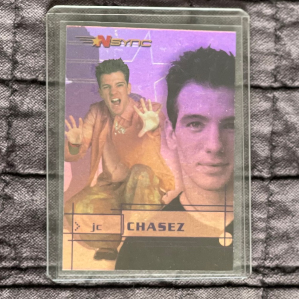 NSYNC JC Chasez Holographic Trading Card